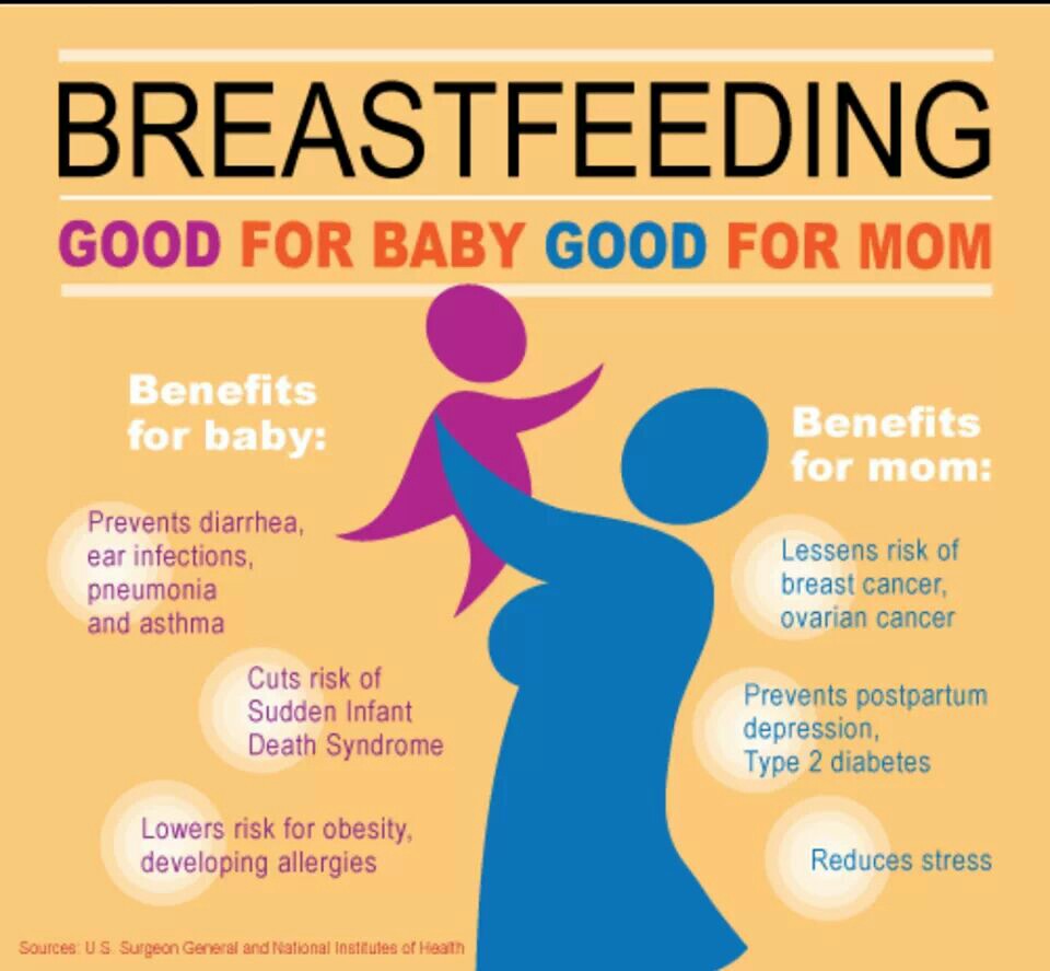 10 benefits of breastfeeding for the mother and the baby