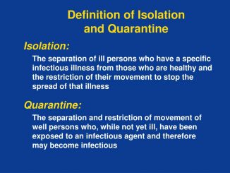 examples of isolation Archives - Public Health Notes